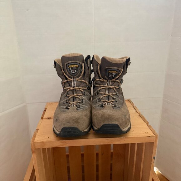 Asolo Mens Size 10.5 Brown SPYRE GV Gore Tex Vibram Sole Waterproof Hiking Boots main image 14
